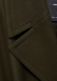 Manteco wool coat with belt