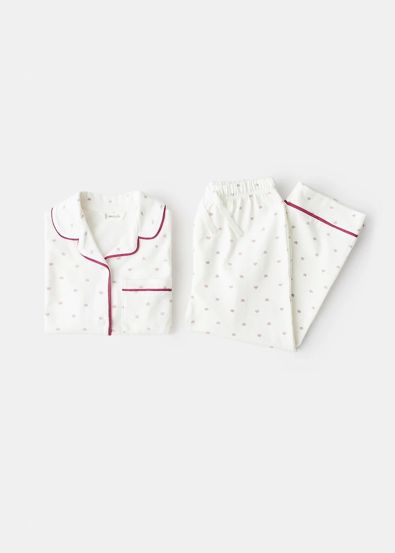 Hearts long pyjamas