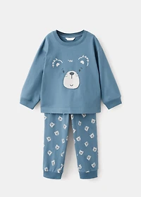Printed long pyjamas