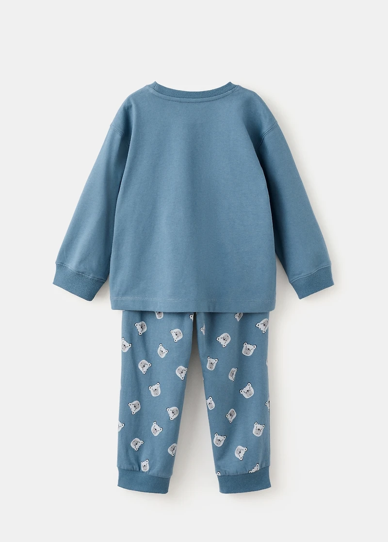 Printed long pyjamas