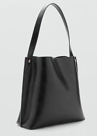 Bucket bag with metal details