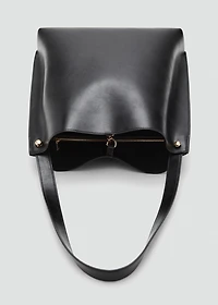 Bucket bag with metal details