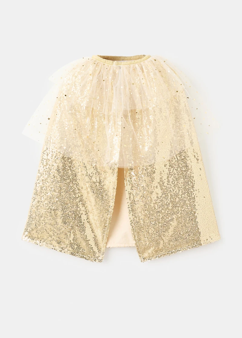 Sequin costume cape