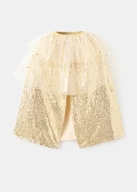 Sequin costume cape