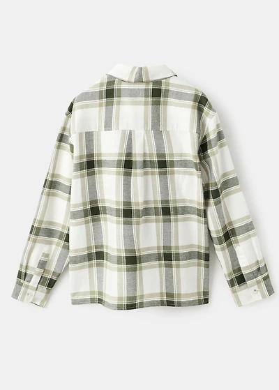 Cotton checked shirt