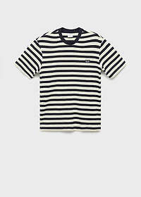 100% cotton regular-fit striped t-shirt