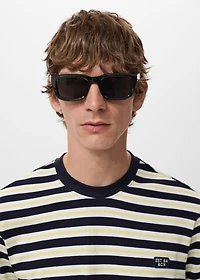 100% cotton regular-fit striped t-shirt