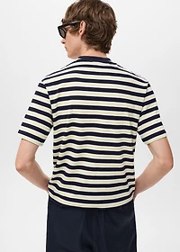 100% cotton regular-fit striped t-shirt