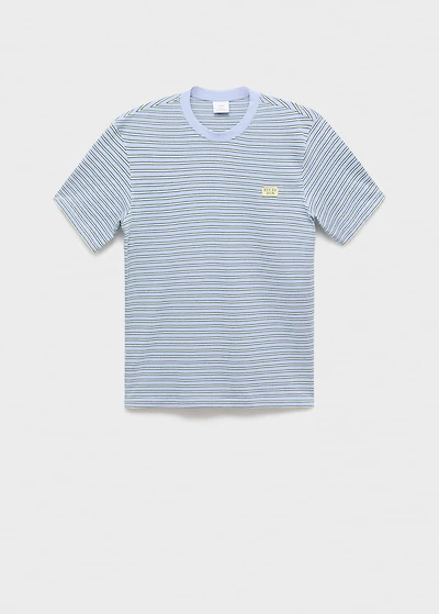 Regular-fit striped 100% cotton shirt