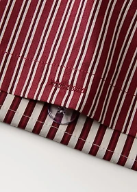 200-thread count percale cotton reversible striped duvet cover for 150/160cm bed