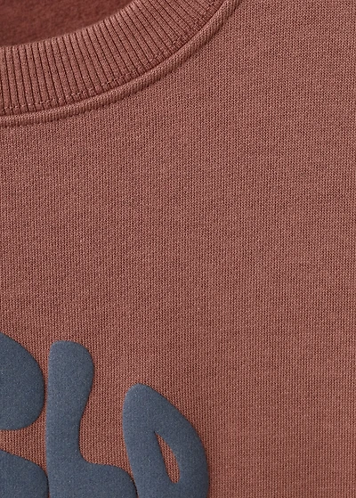 Printed cotton sweatshirt