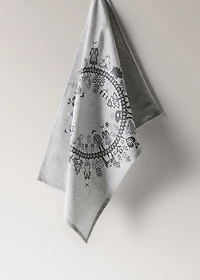 Kitchen cloth with Christmas print