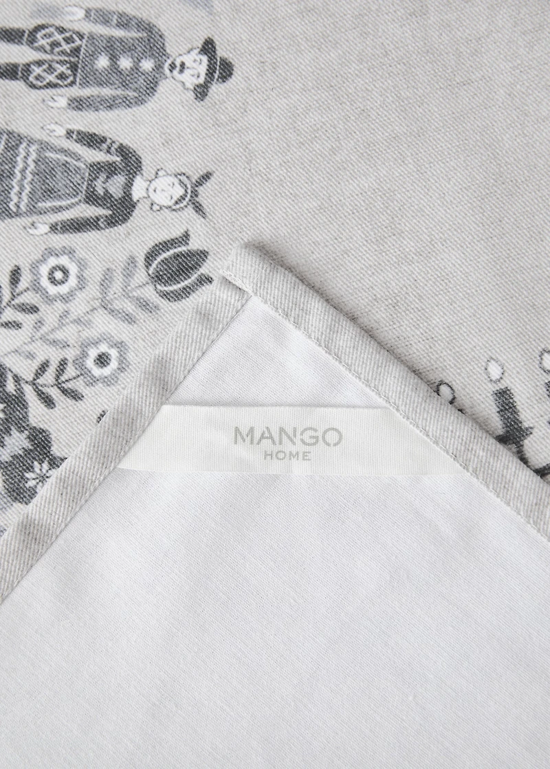 Kitchen cloth with Christmas print