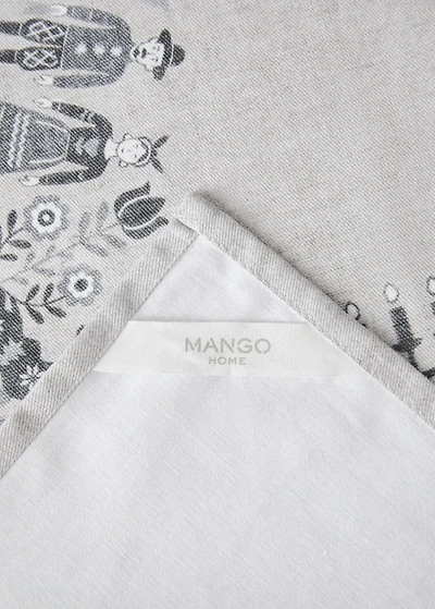 Kitchen cloth with Christmas print