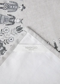 Kitchen cloth with Christmas print