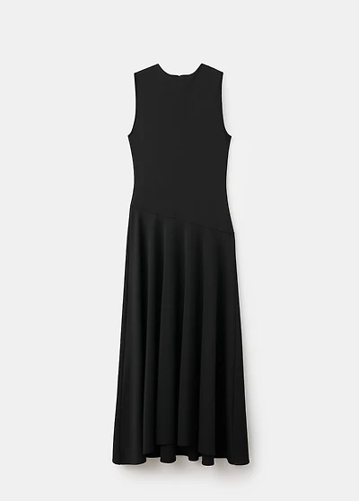 Pleated A-line dress