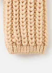 Chunky-knit cardigan with jewel buttons