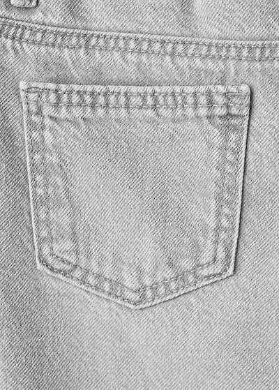 Straight jeans with turn-up