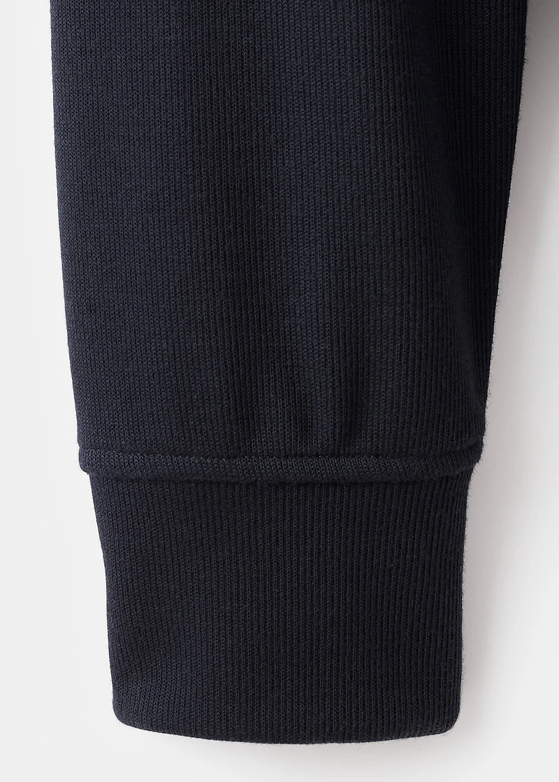 Regular-fit zip-up hoodie