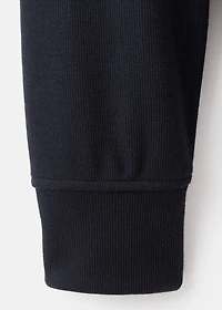 Regular-fit zip-up hoodie