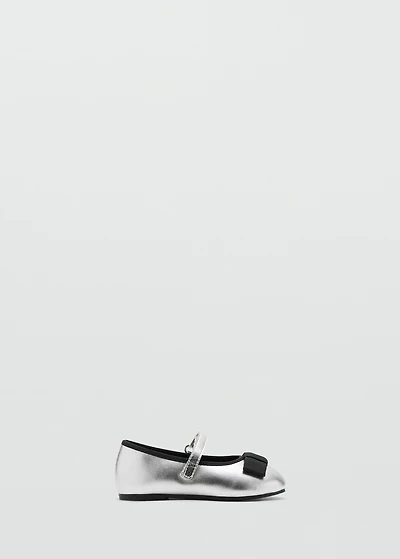 Metallic ballerina bow