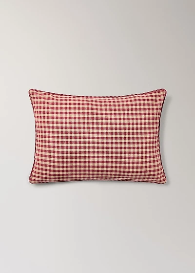 Reversible embroidered children's cushion cover 40x60cm