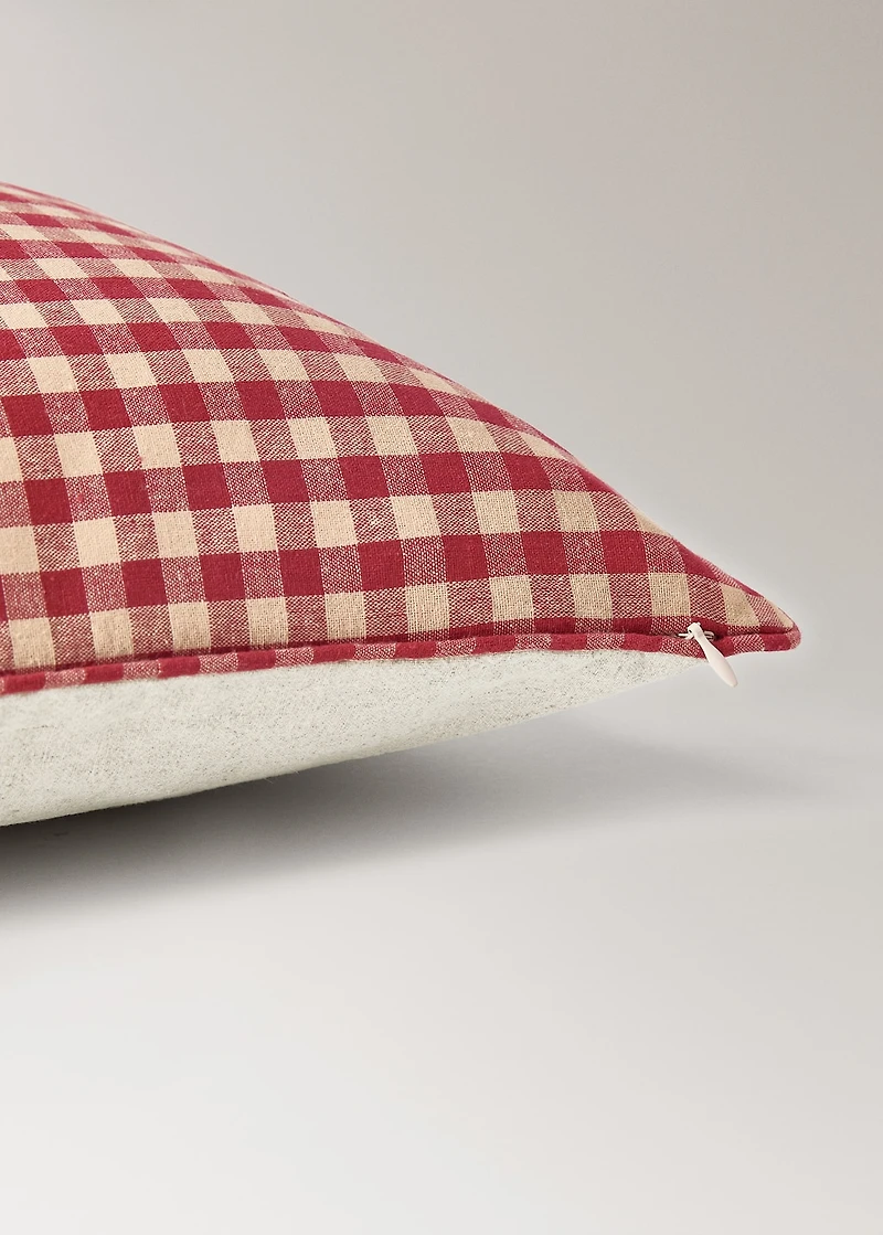 Reversible embroidered children's cushion cover 40x60cm