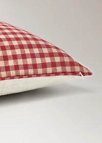 Reversible embroidered children's cushion cover 40x60cm