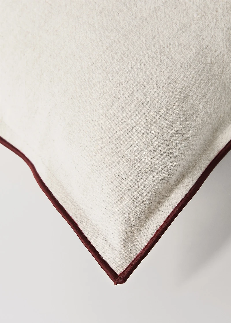 Children's cushion cover with overlock detail 30x40 cm