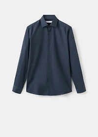 100% cotton flannel regular-fit shirt