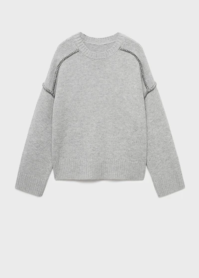 Sweater with seam detail