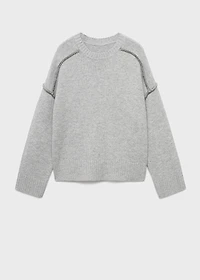 Sweater with seam detail