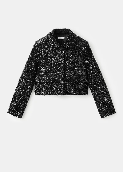 Sequin suit jacket