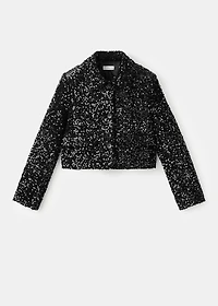 Sequin suit jacket