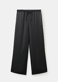 Flowy satin pants