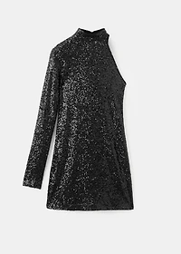 Asymmetric sequin dress