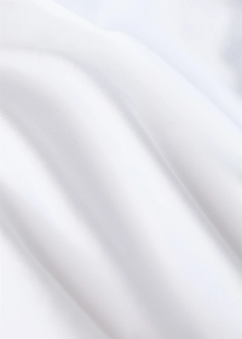 300-thread count satin cotton duvet cover with cross-stitch embroidery for 35.43 bed