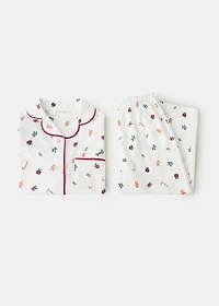 Printed long pyjamas