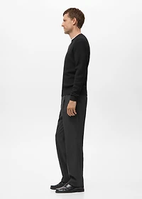 Relaxed-fit pleated pants