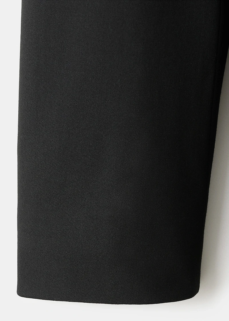 Straight-fit suit jacket