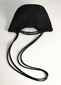 Mini woven crossbody bag