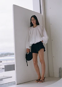 Mini woven crossbody bag