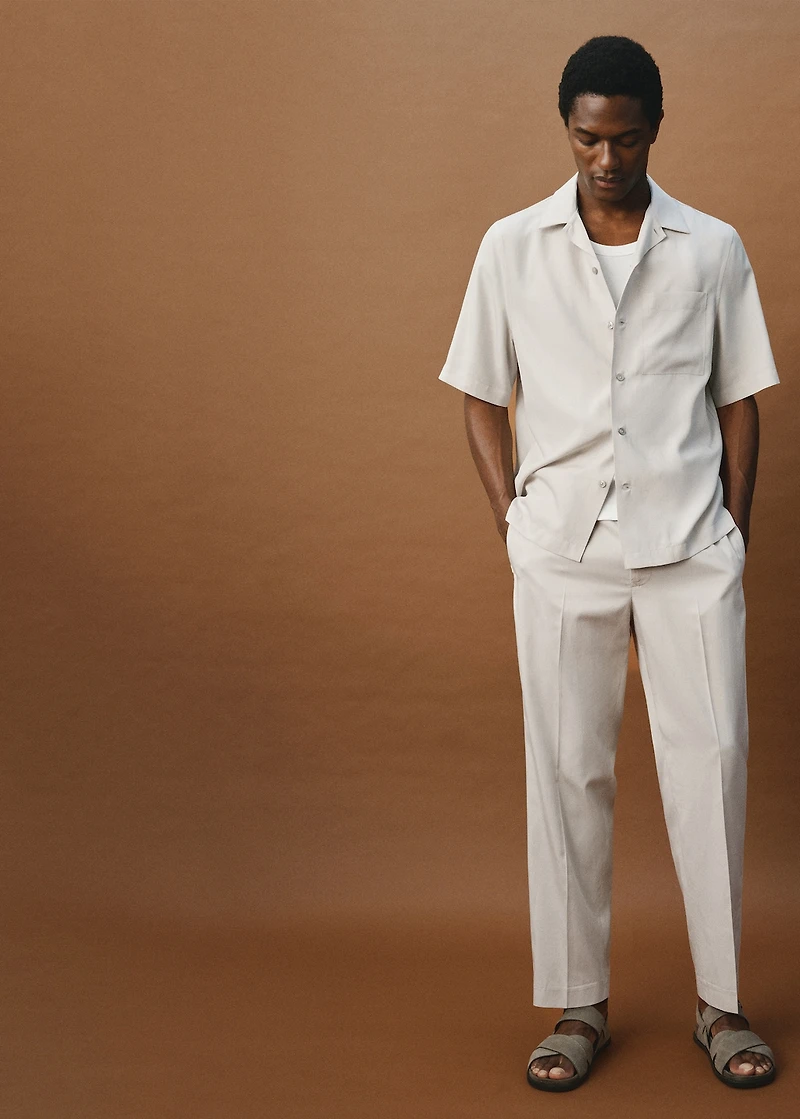 Lyocell cotton joggers