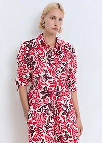 Printed cotton shirt