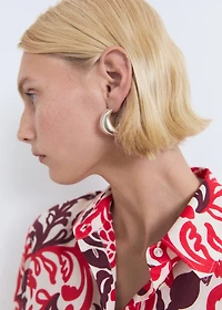 Printed cotton shirt