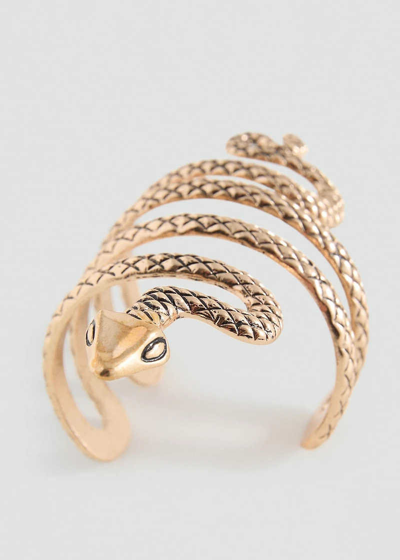 Snake-effect cuff