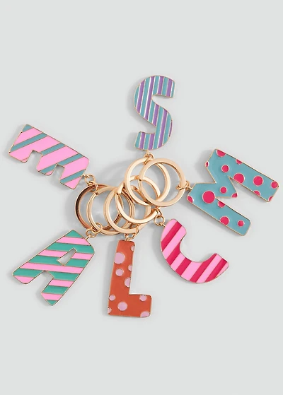 Key ring with initials