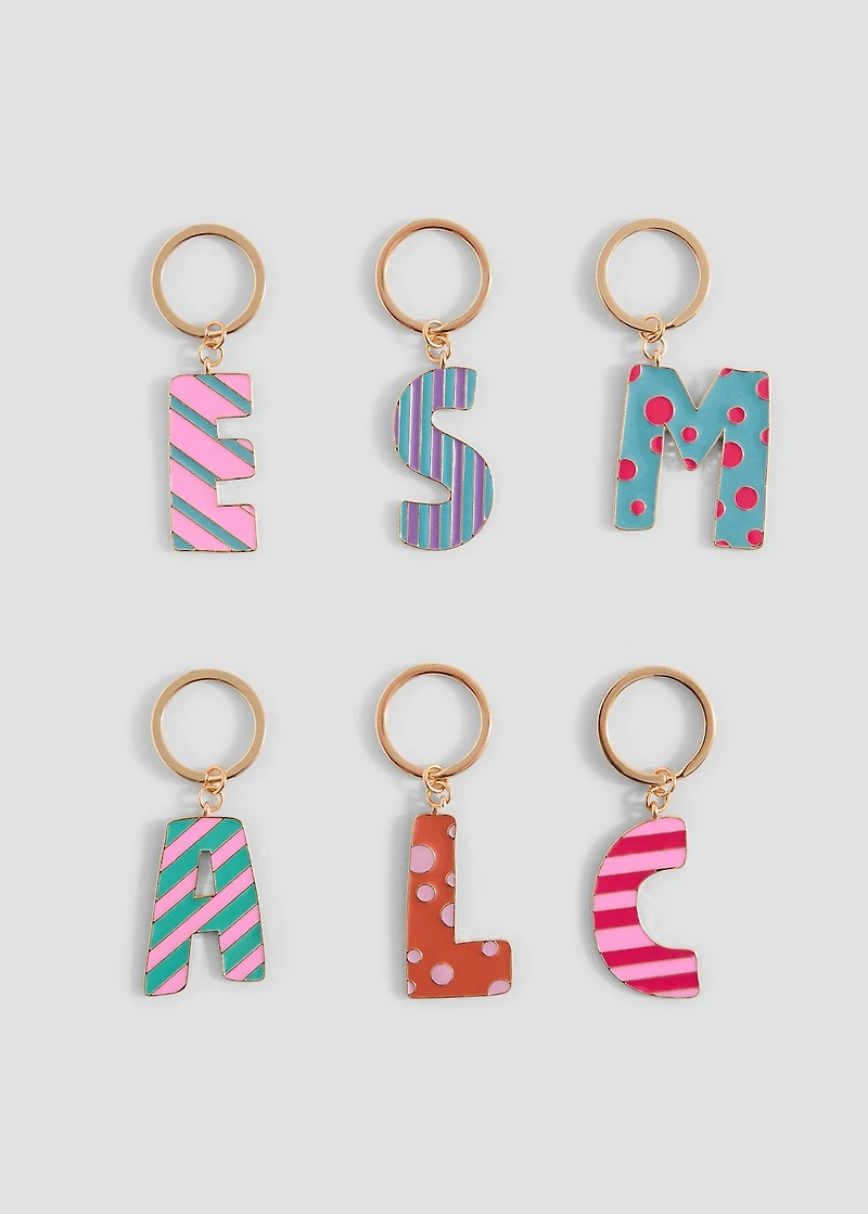 Key ring with initials