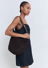 Double-breasted denim jumpsuit