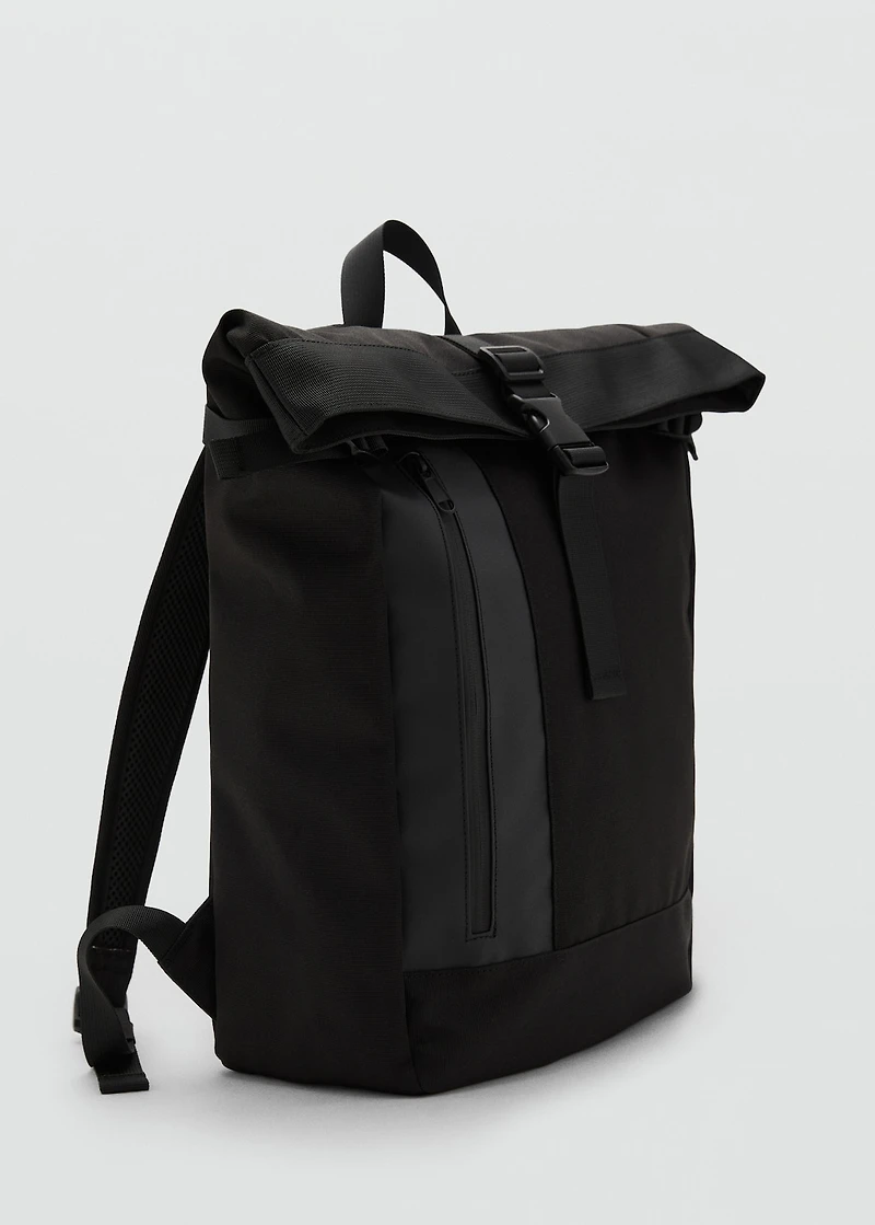 Backpack with flap pocket